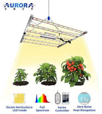 Luz de cultivo LED de espectro completo Aurora 500W 600W