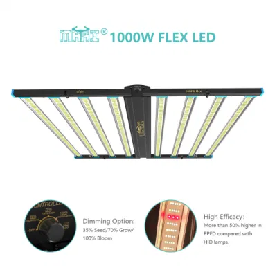 Lm301b 640W 800W Fluence Spyder LED crece la luz hidropónica de espectro completo para plantas medicinales